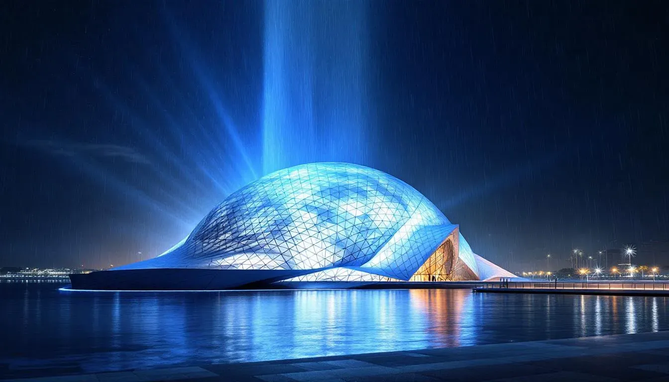 Louvre Abu Dhabi - filming location in United Arab Emirates
