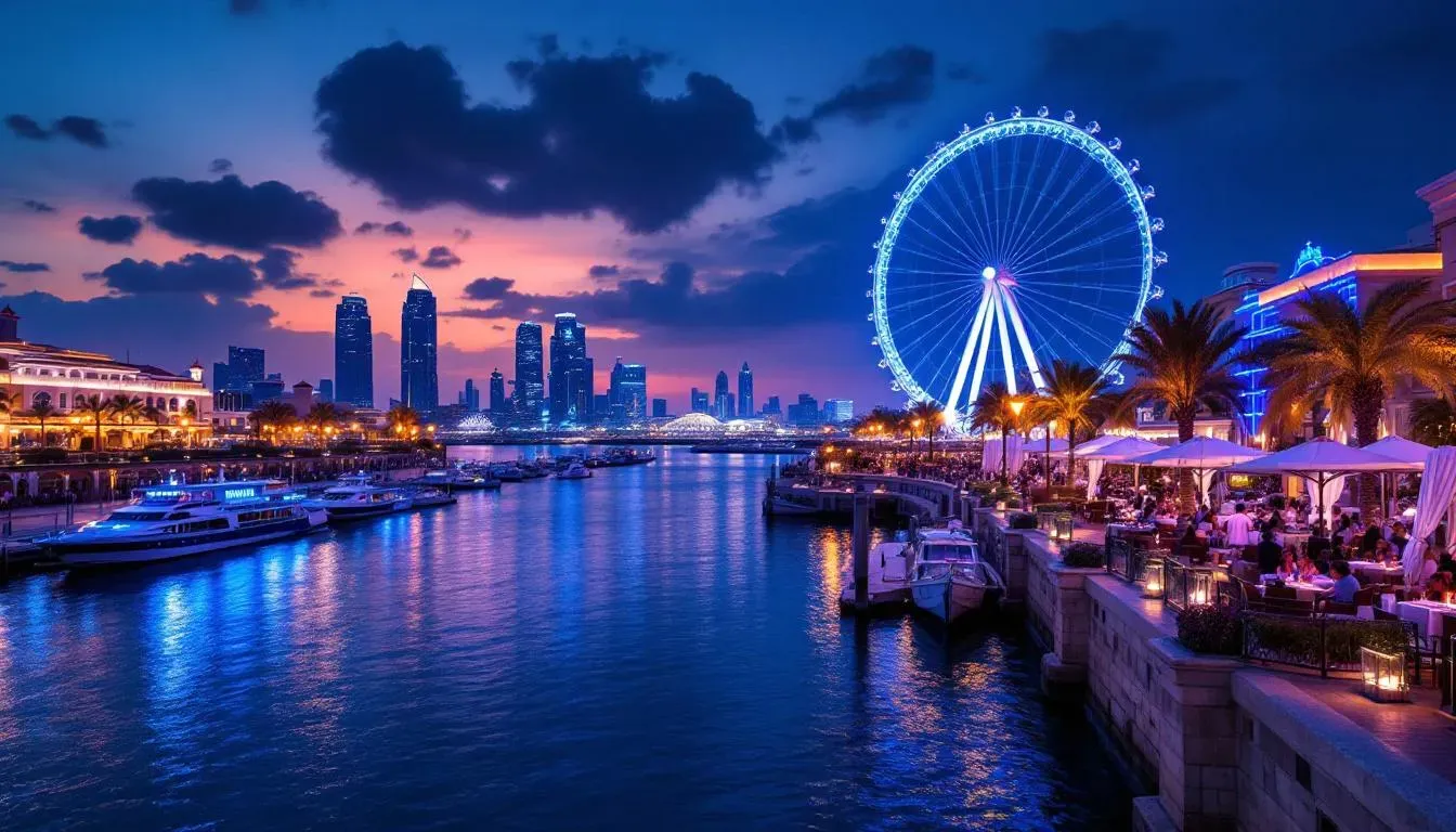 Al Qasba Canal - filming location in United Arab Emirates