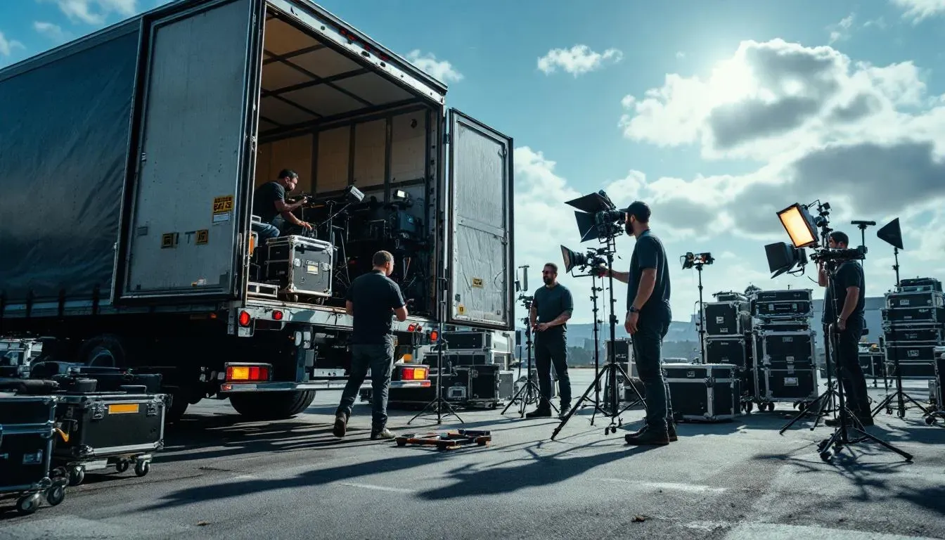 Equipment Truck Grip - filming location in United Arab Emirates