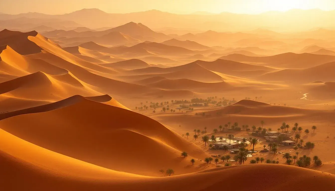 Liwa Oasis Desert - filming location in United Arab Emirates