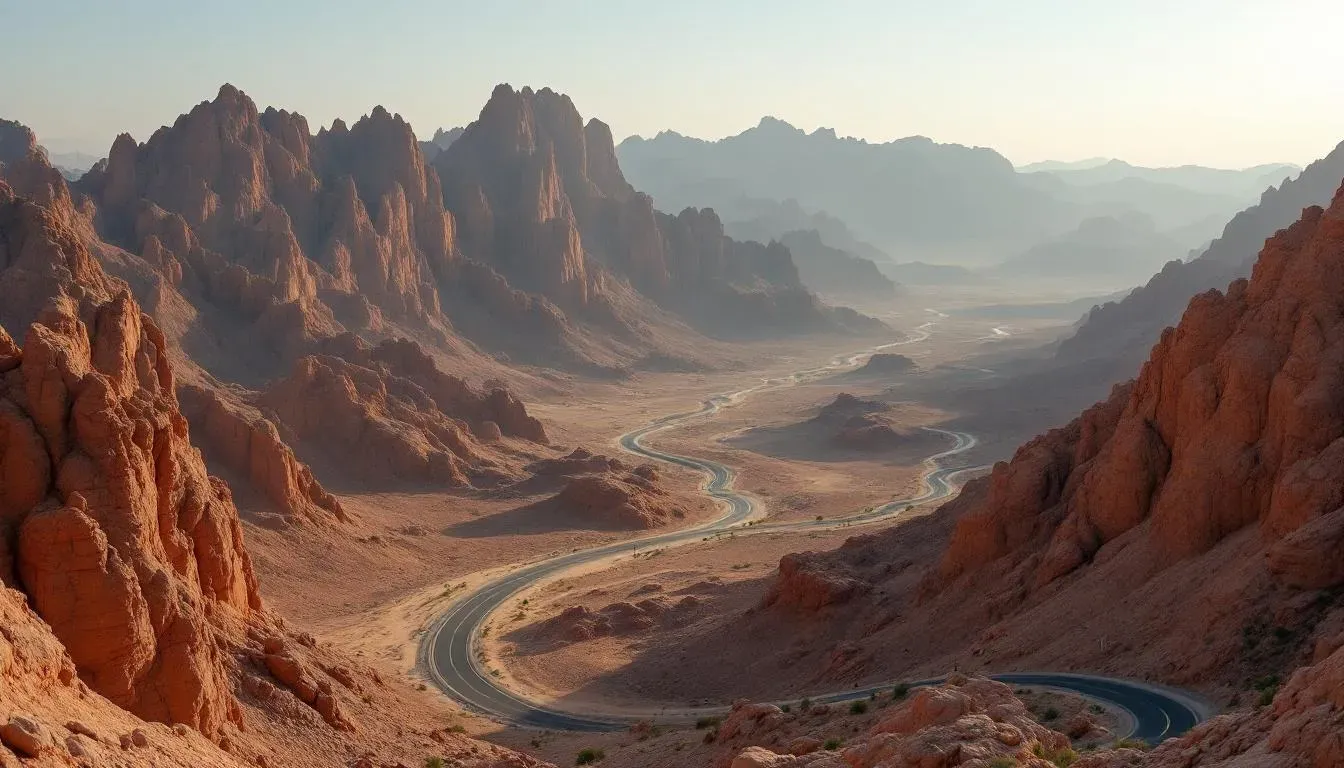 Hajar Mountains - filming location in United Arab Emirates