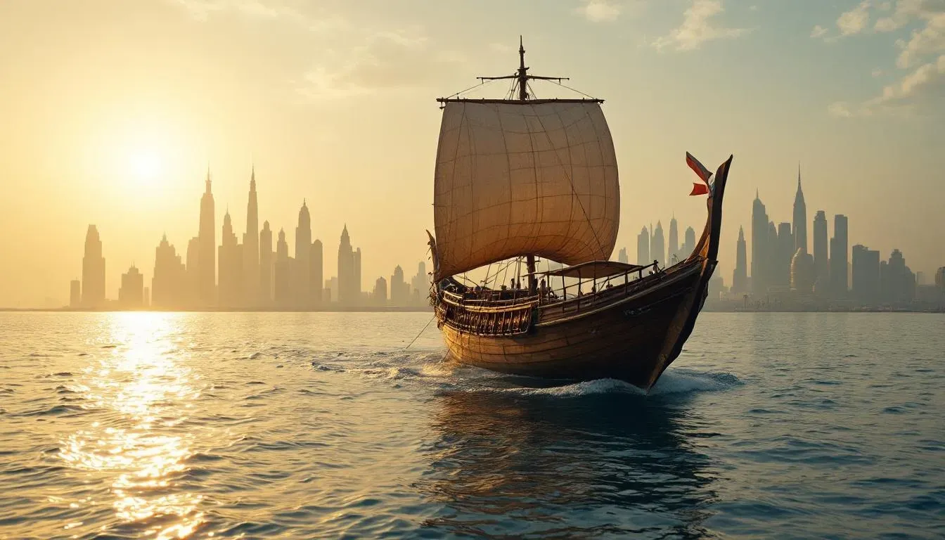 UAE Traditional Dhow - filming location in United Arab Emirates